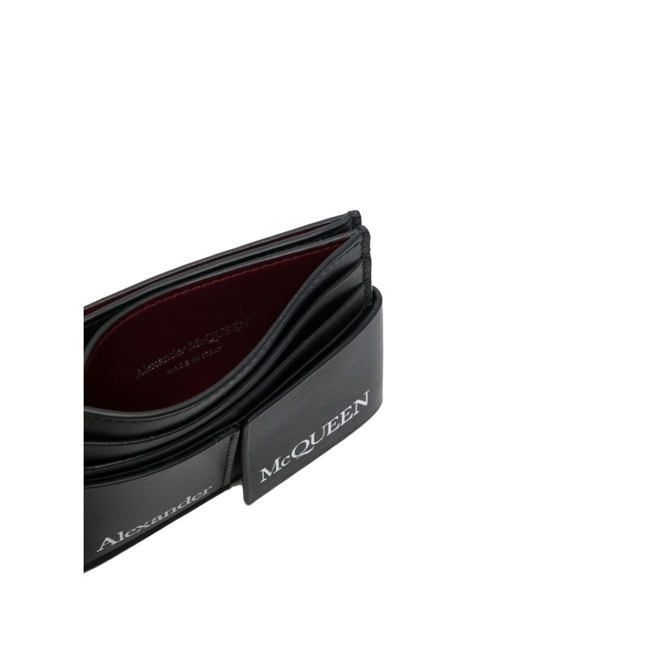 Alexander McQueen Card holder with print Small Leather Goods