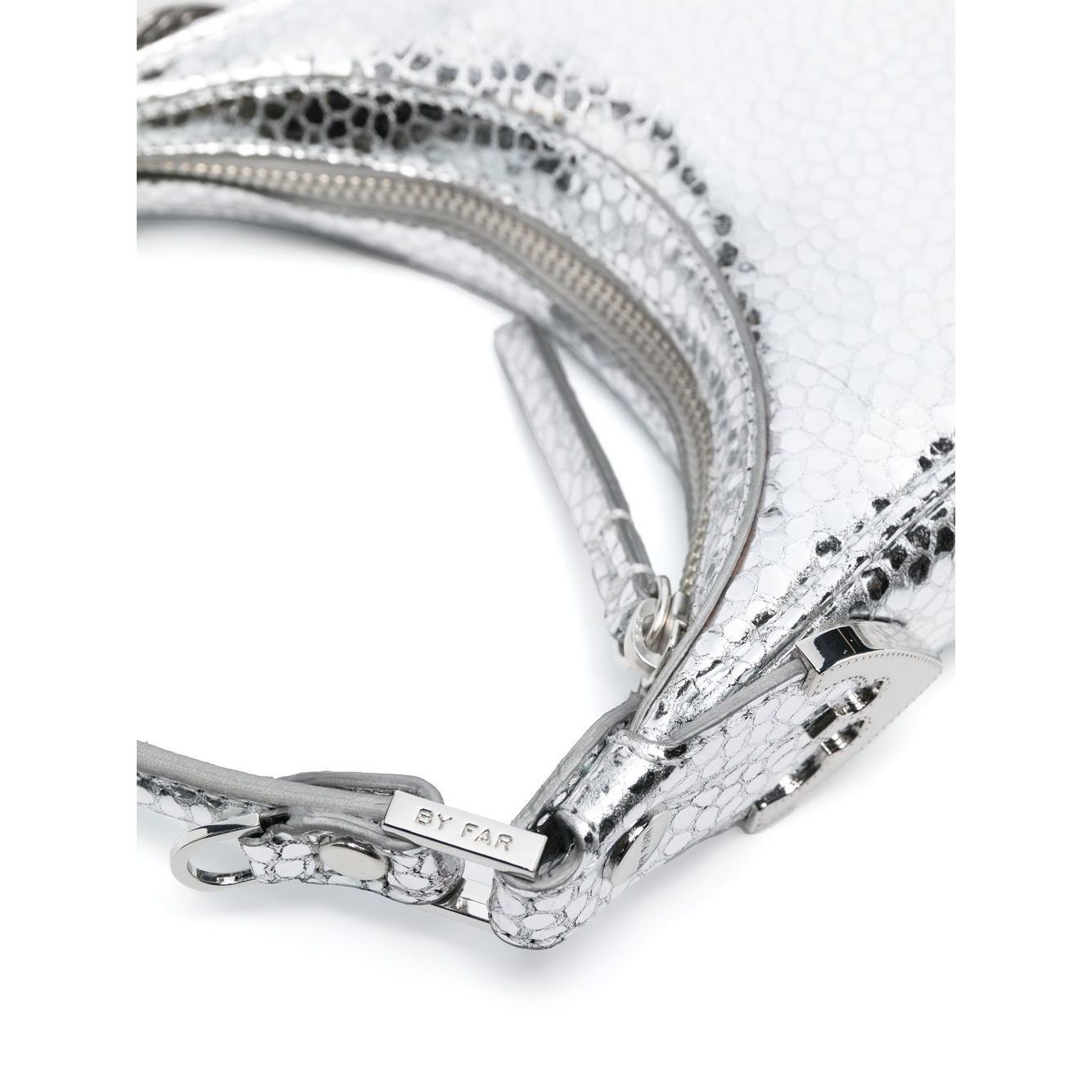 By Far Pre Cosmo metallic top-handle bag Handbag