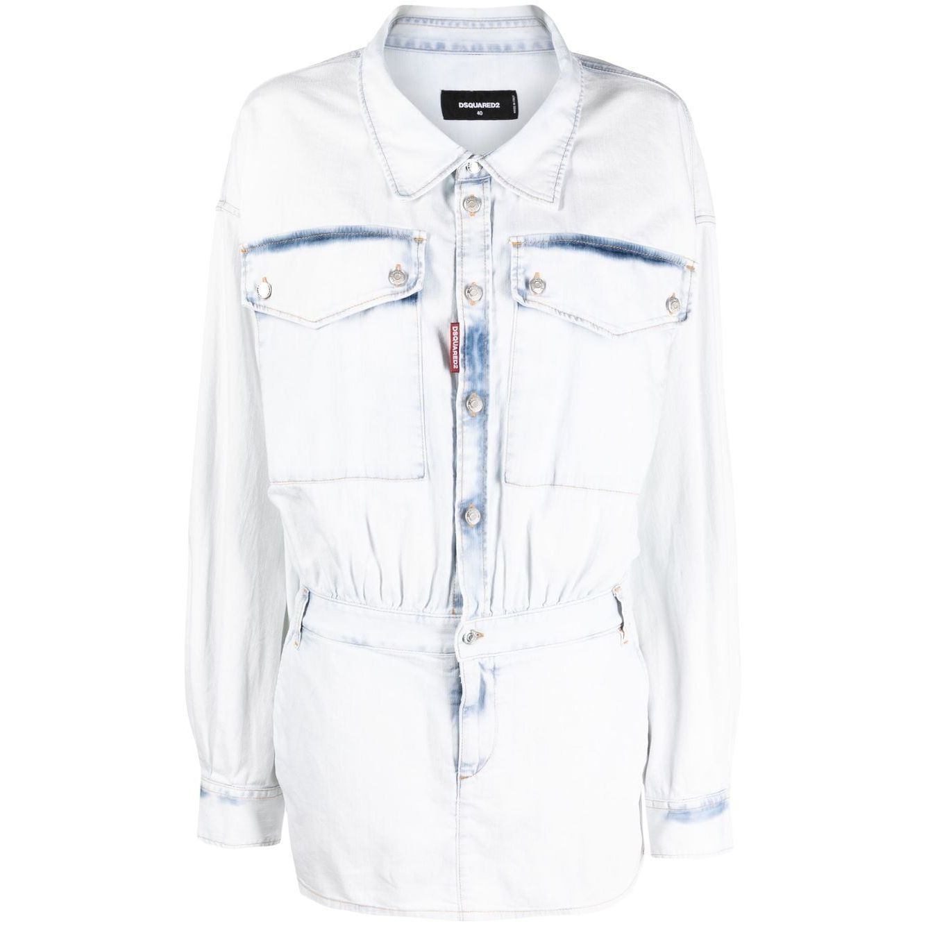 Dsquared2 Dresses Clear Blue Dresses