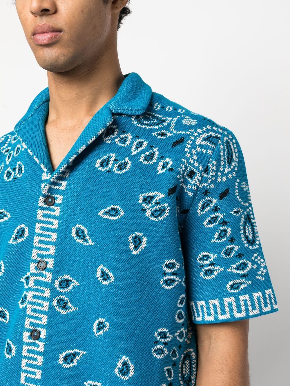 Alanui Shirts Clear Blue Shirts Alanui Light Gray