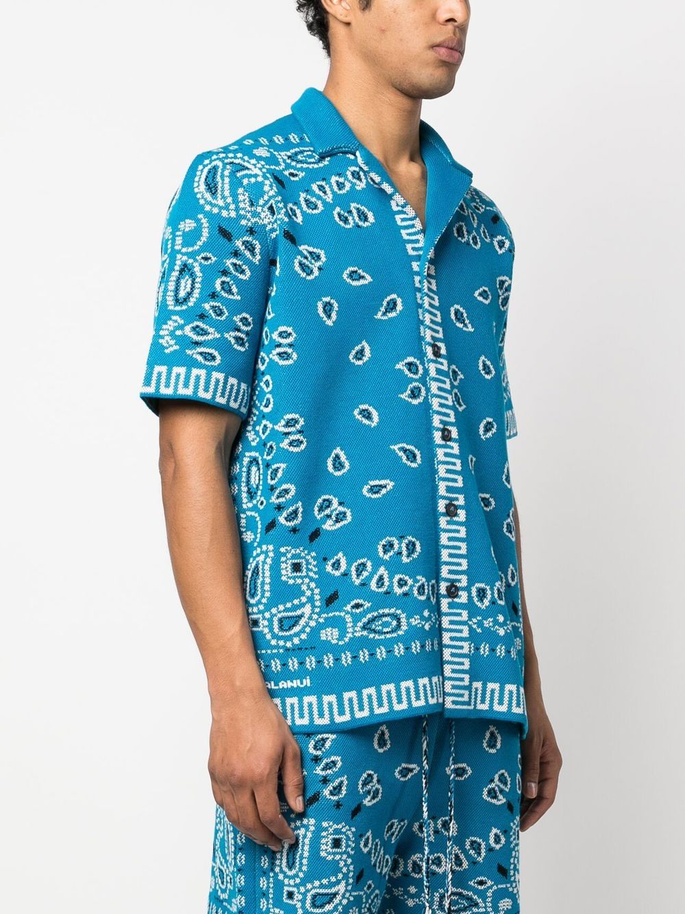 Alanui Shirts Clear Blue Shirts Alanui Dark Cyan