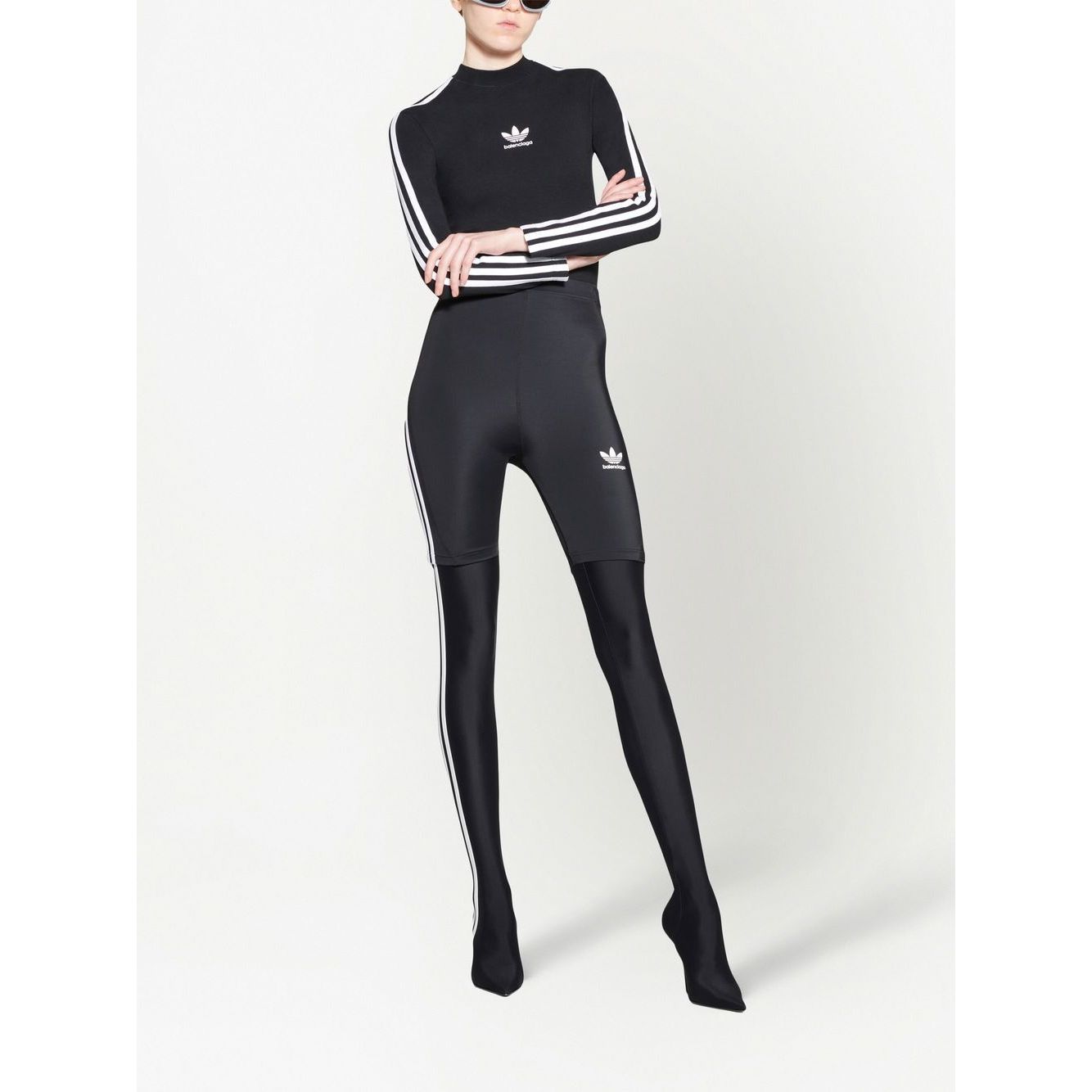 ADIDAS X BALENCIAGA Shorts Black Short trousers