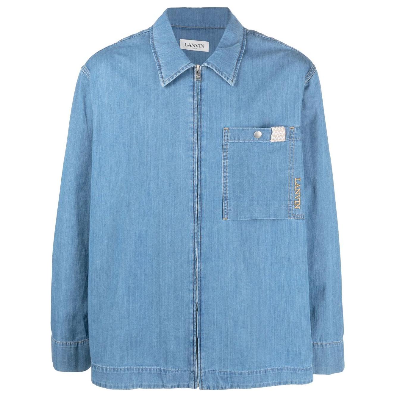 Lanvin Shirts Clear Blue