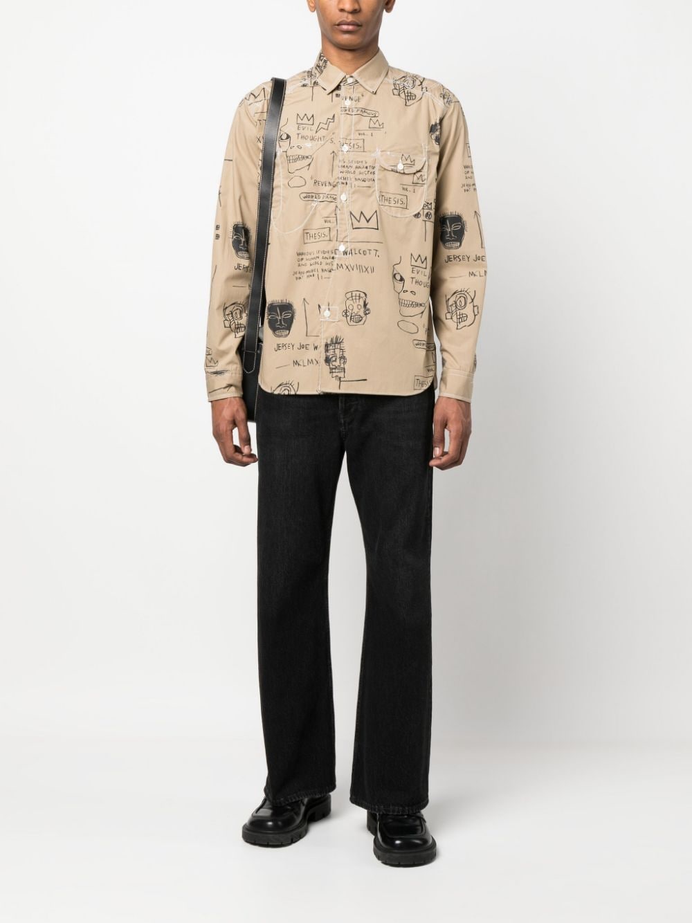 Junya Watanabe Shirts Beige Shirts Junya Watanabe Antique White