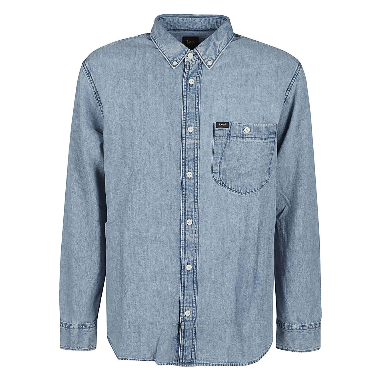 Lee Shirts Clear Blue