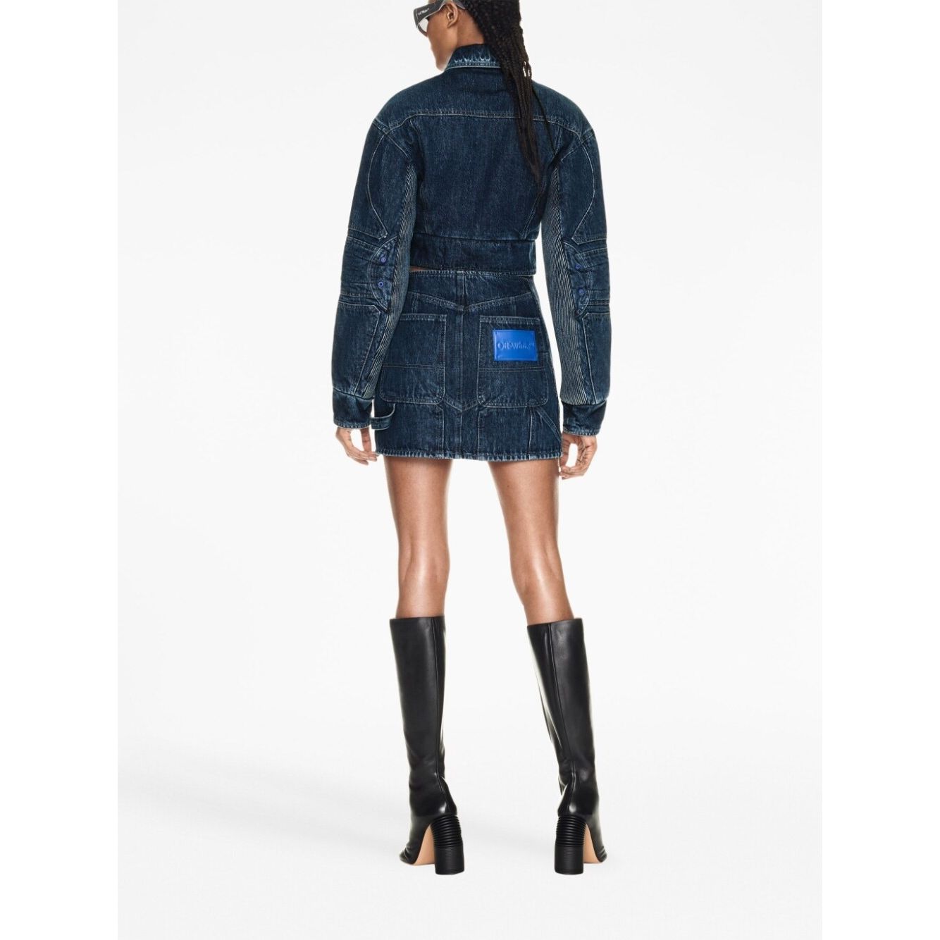 Off White Cropped denim jacket Jackets