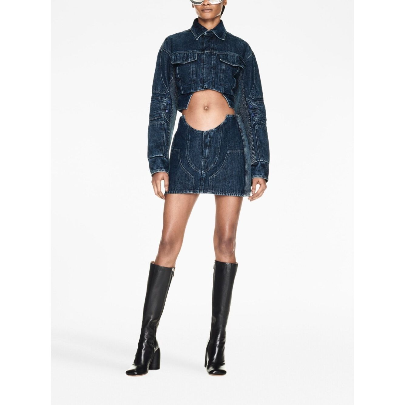 Off White Cropped denim jacket Jackets