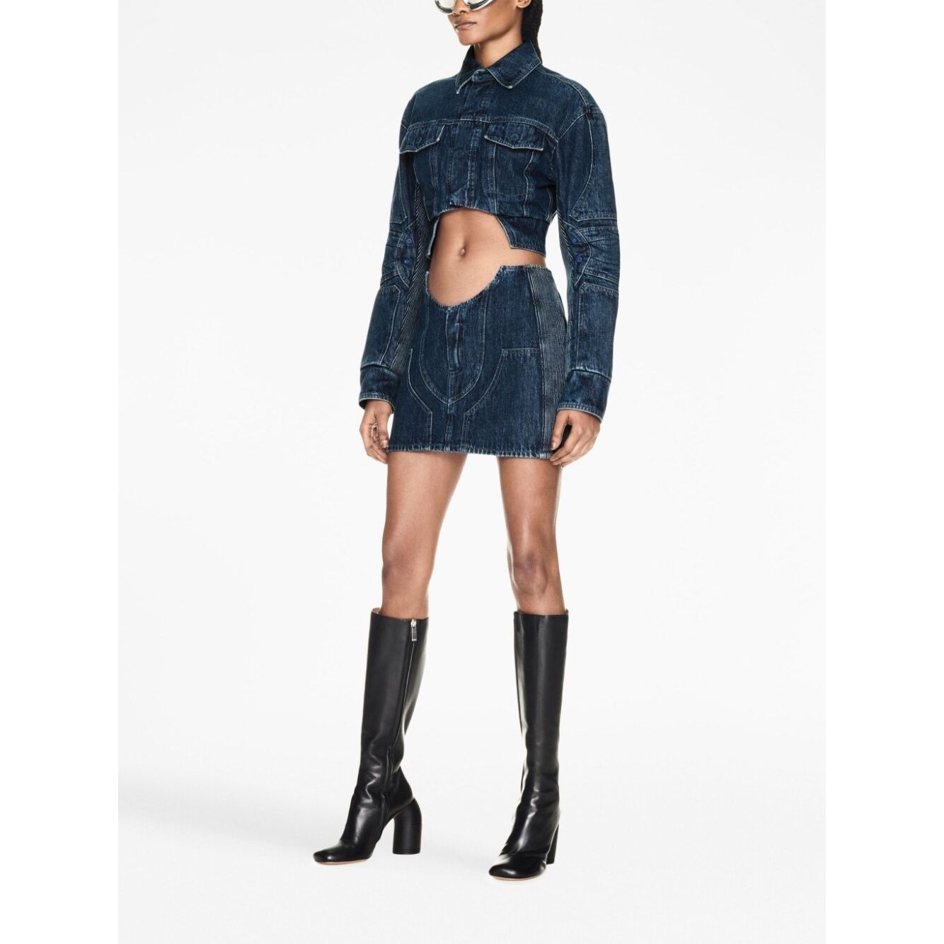 Off White Cropped denim jacket Jackets
