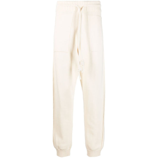 Off White Diag-stripe knitted track pants Trousers