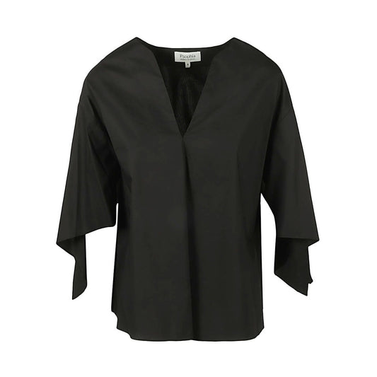 PSOPHIA Top Black Topwear