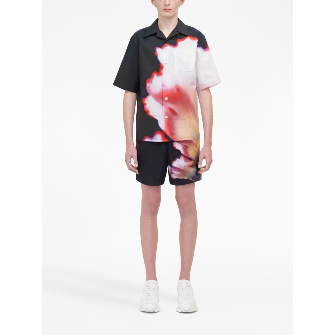 Alexander McQueen Solarised Flower Shirt