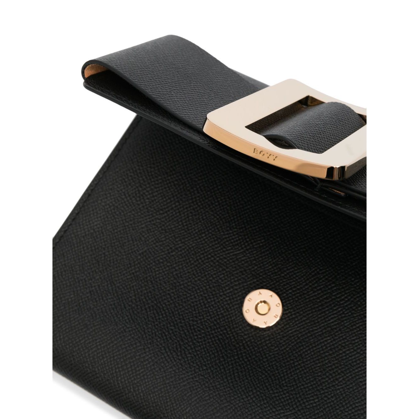 Boyy Buckle Travel Case Epsom Leather Handbag Clutches