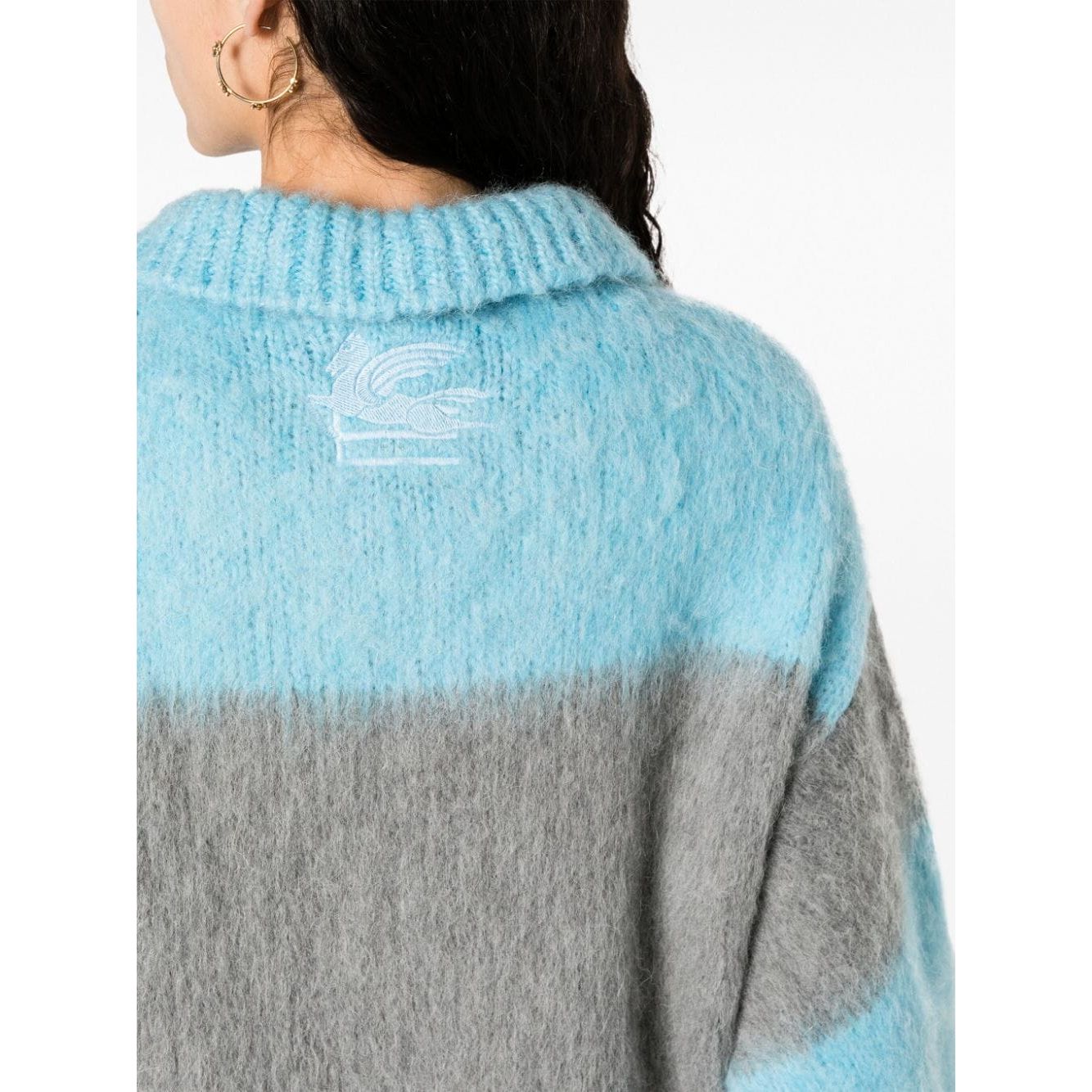 Etro T-shirts and Polos Clear Blue Topwear