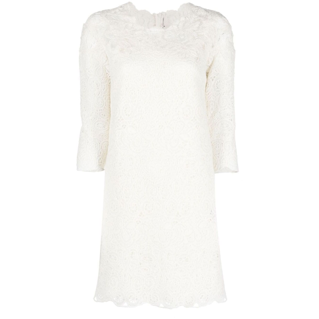 Ermanno Scervino Wool blend short dress Dresses