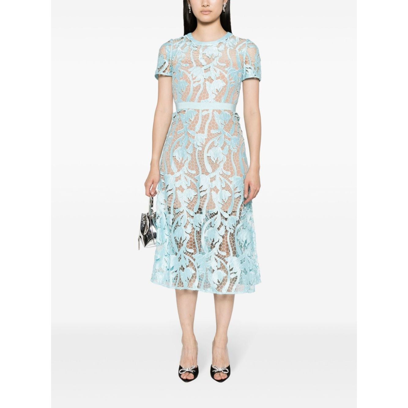 Self-portrait Dresses Clear Blue Dresses