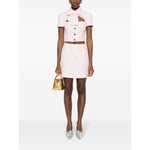 Alessandra Rich Skirts Powder FABX1441F42501815