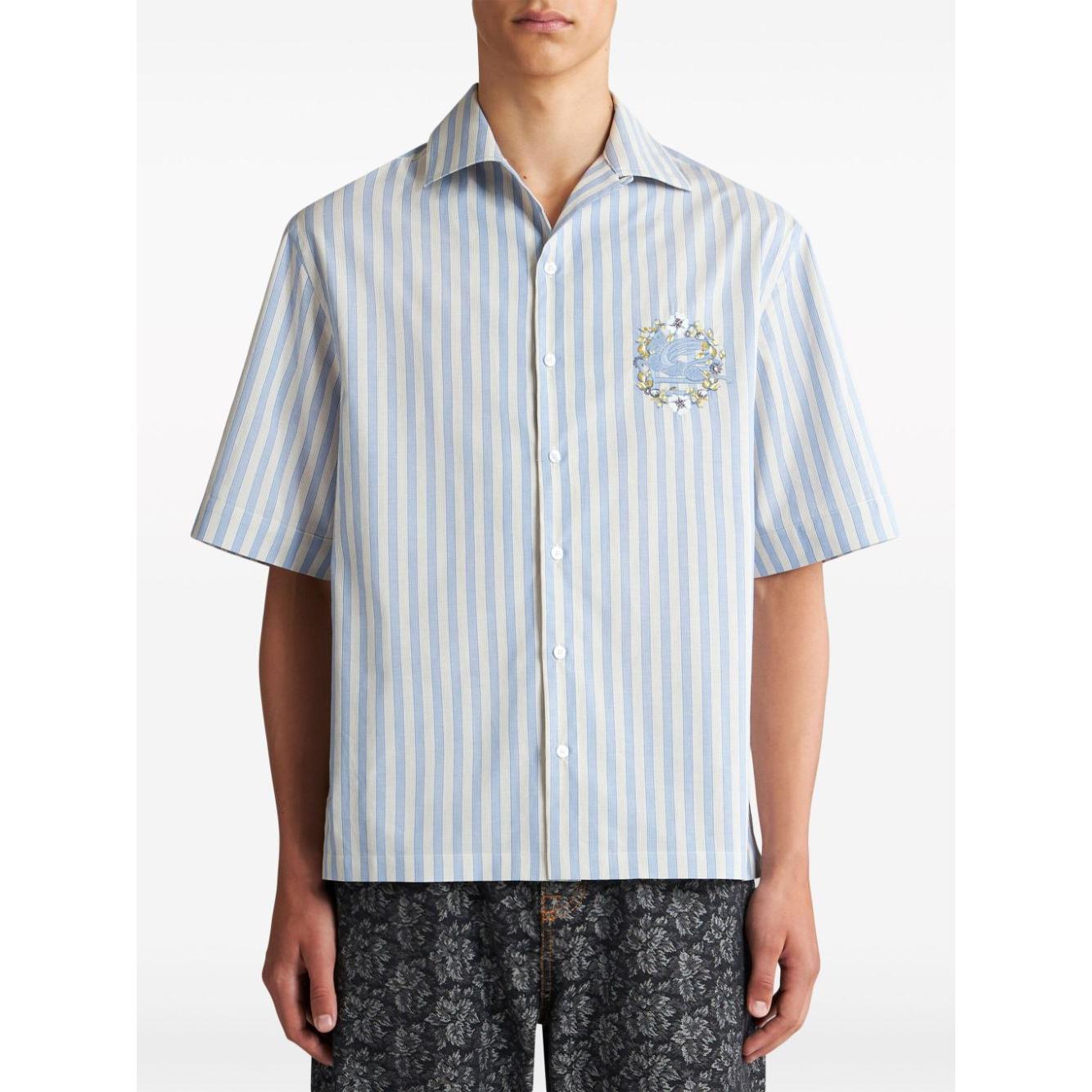 Etro Shirts Clear Blue