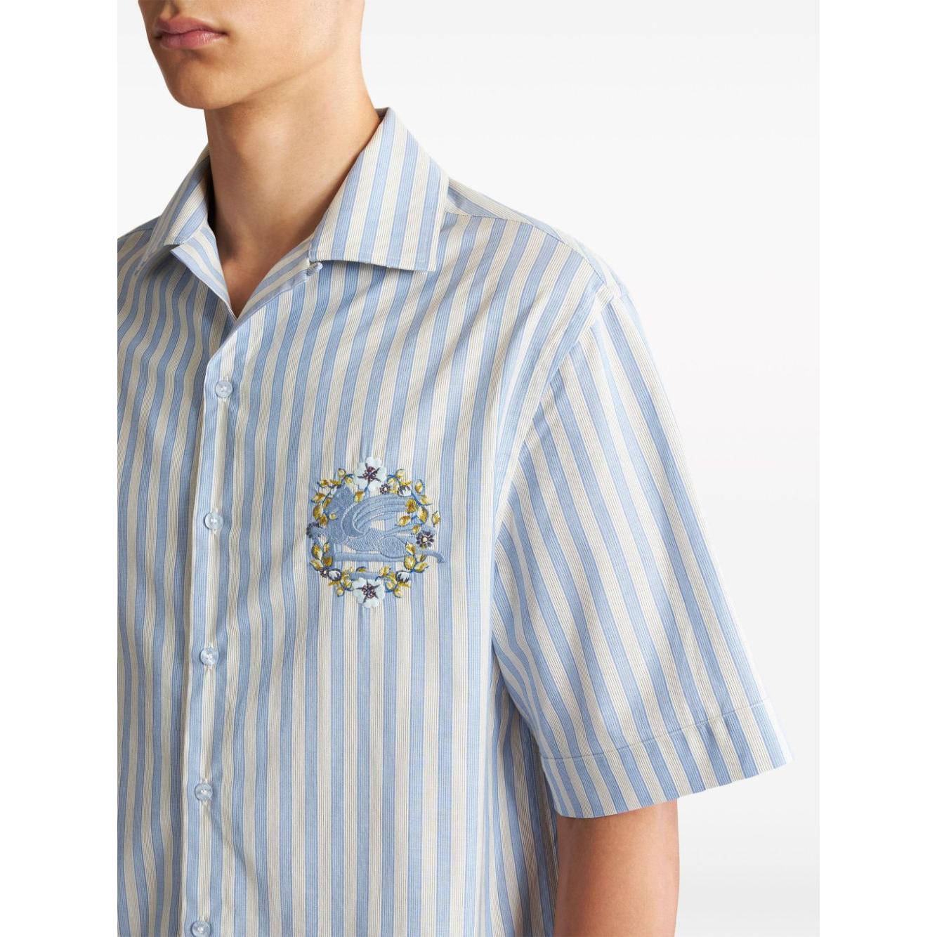 Etro Shirts Clear Blue