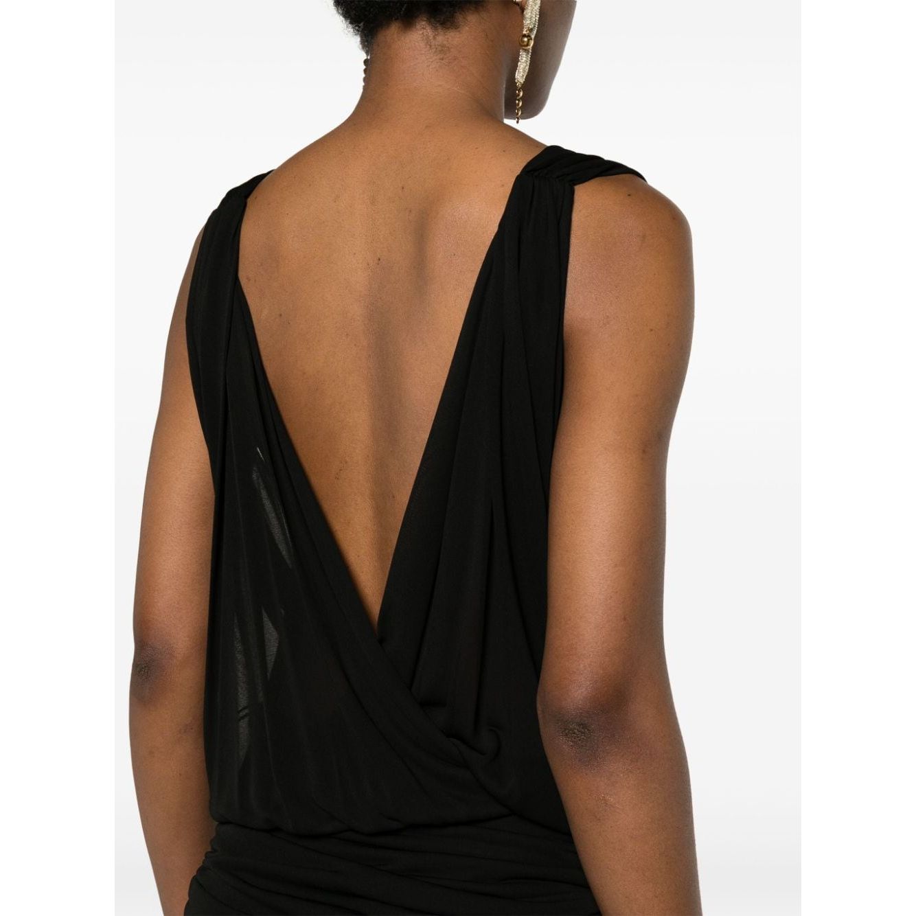 Saint Laurent V-necked mini dress Dresses