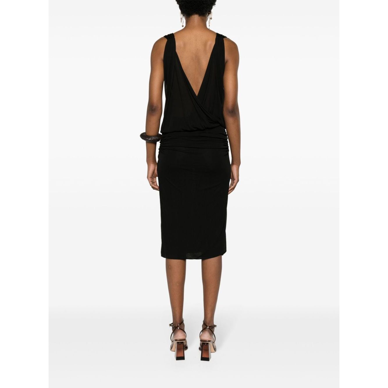 Saint Laurent V-necked mini dress Dresses