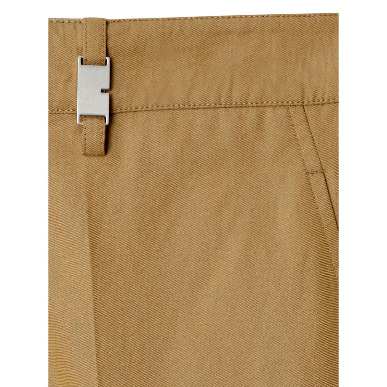 Burberry Straight-leg cotton trousers Trousers