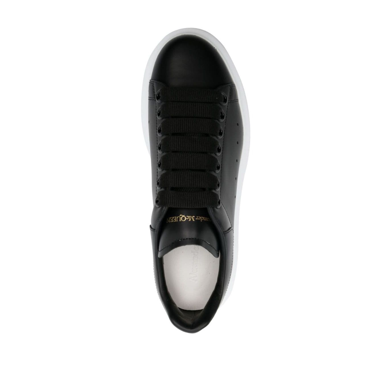 Alexander McQueen Black Leather Sneakers Sneakers