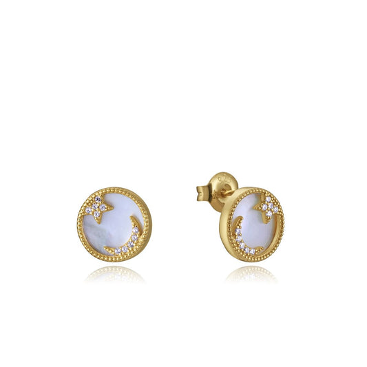 VICEROY JEWELS Mod. 13080E100-90 earrings, silver 925°, quartz analog dial, mineral material, lady's jewelry, official box, 5 ATM water resistant.
