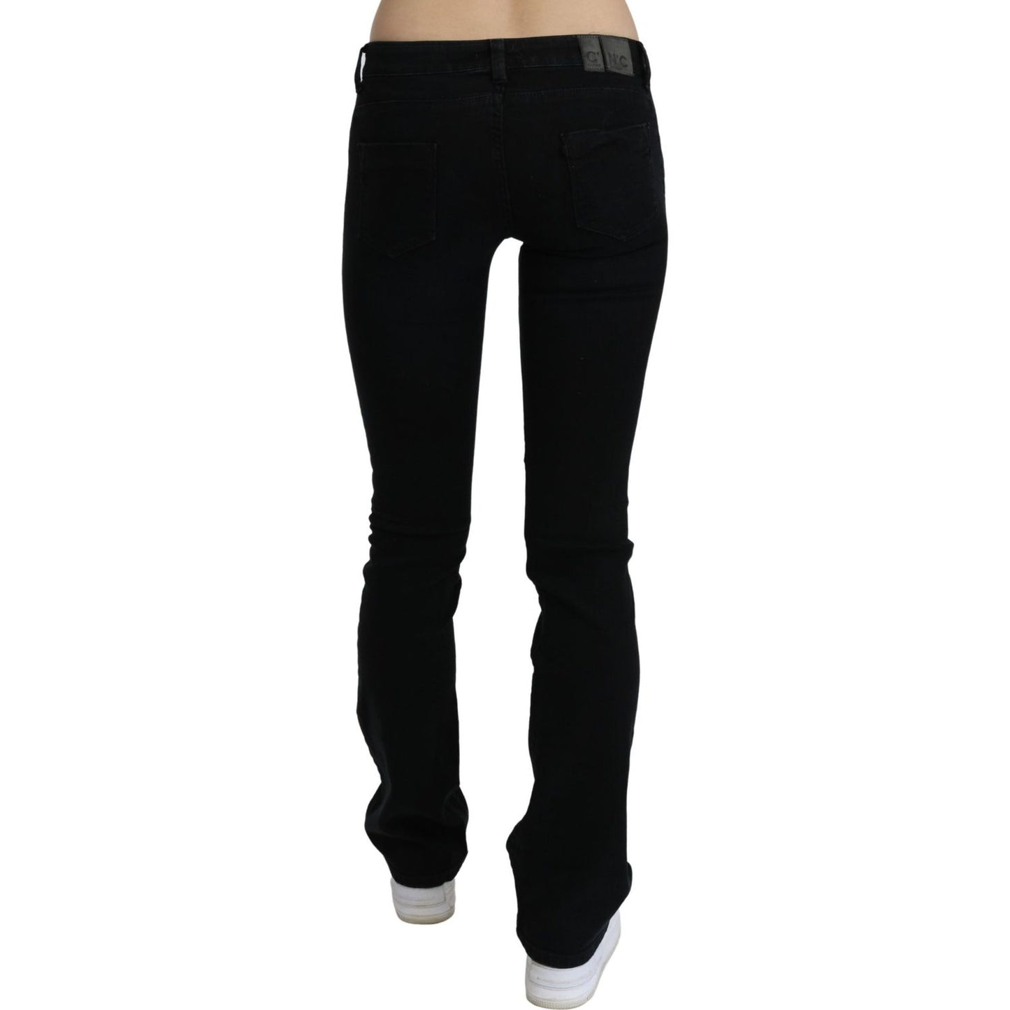 Costume National Black Low Waist Skinny Denim Cotton Jeans Jeans & Pants