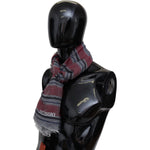 Missoni Multicolor Striped Wool Blend Unisex Neck Wrap Scarf MS1914