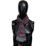 Missoni Multicolor Striped Wool Blend Unisex Neck Wrap Scarf MS1914