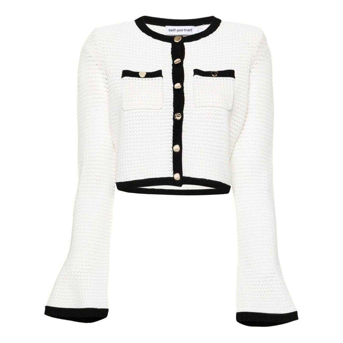 Self-portrait Sweaters White Topwear