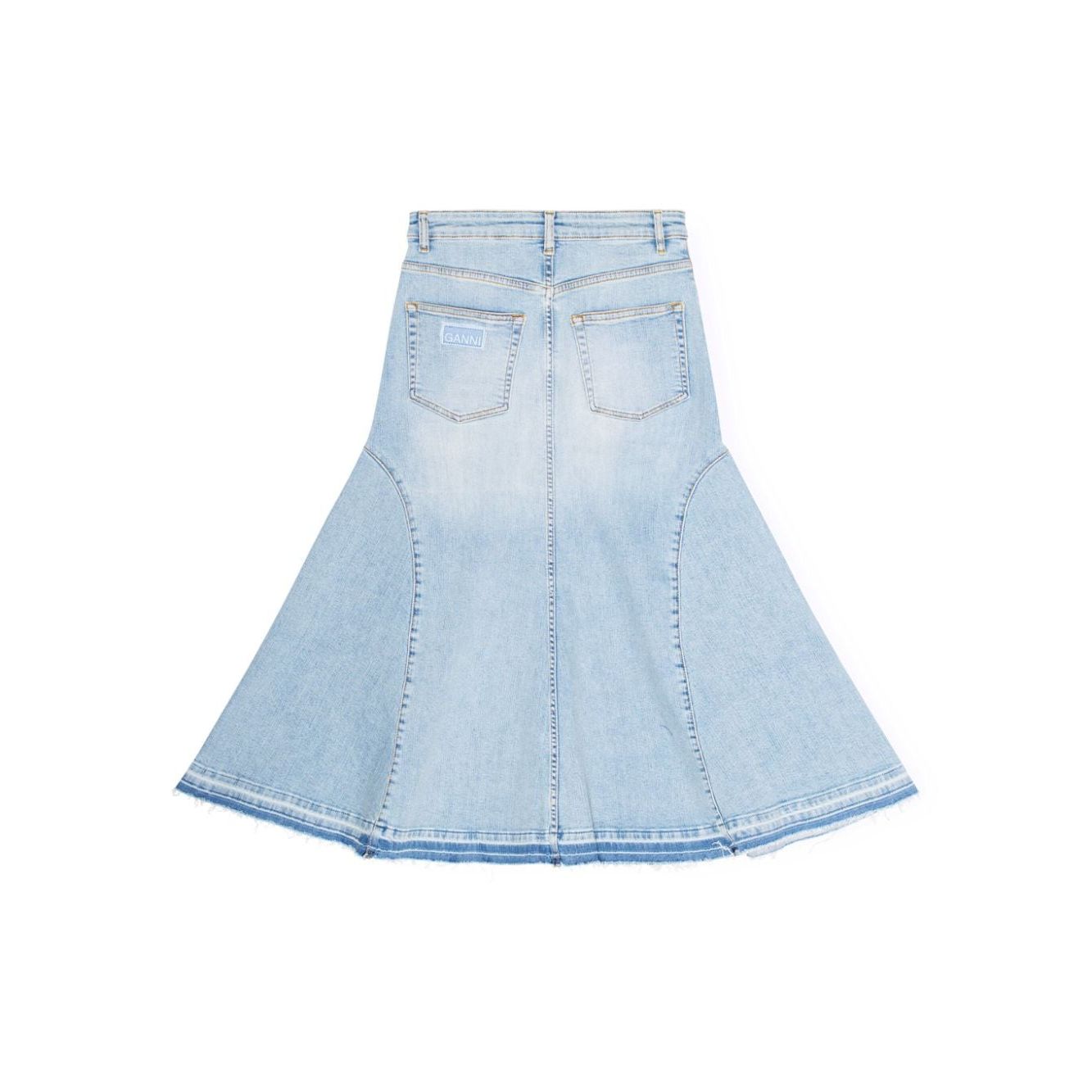 Ganni Flared denim skirt Skirts