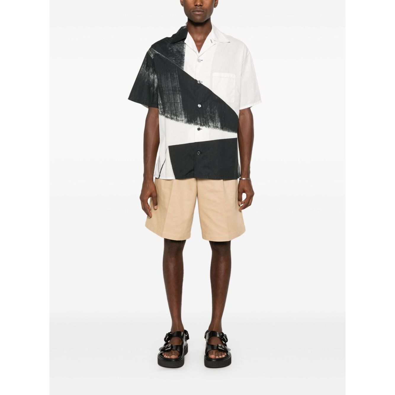 Alexander McQueen colourblock shirt