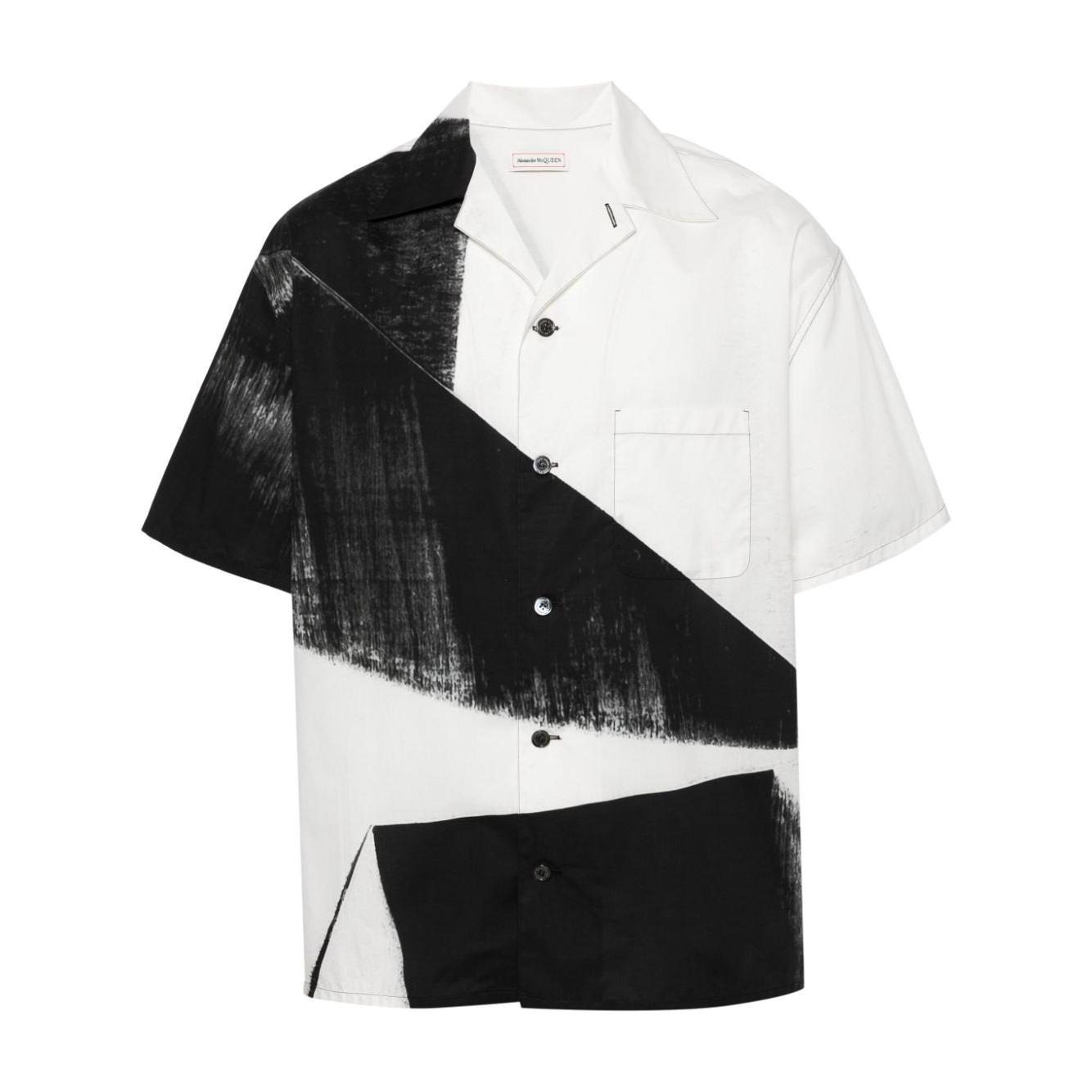 Alexander McQueen colourblock shirt