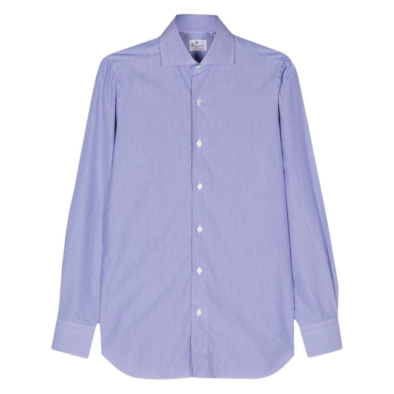 FINAMORE 1925 NAPOLI Shirts Blue Shirts