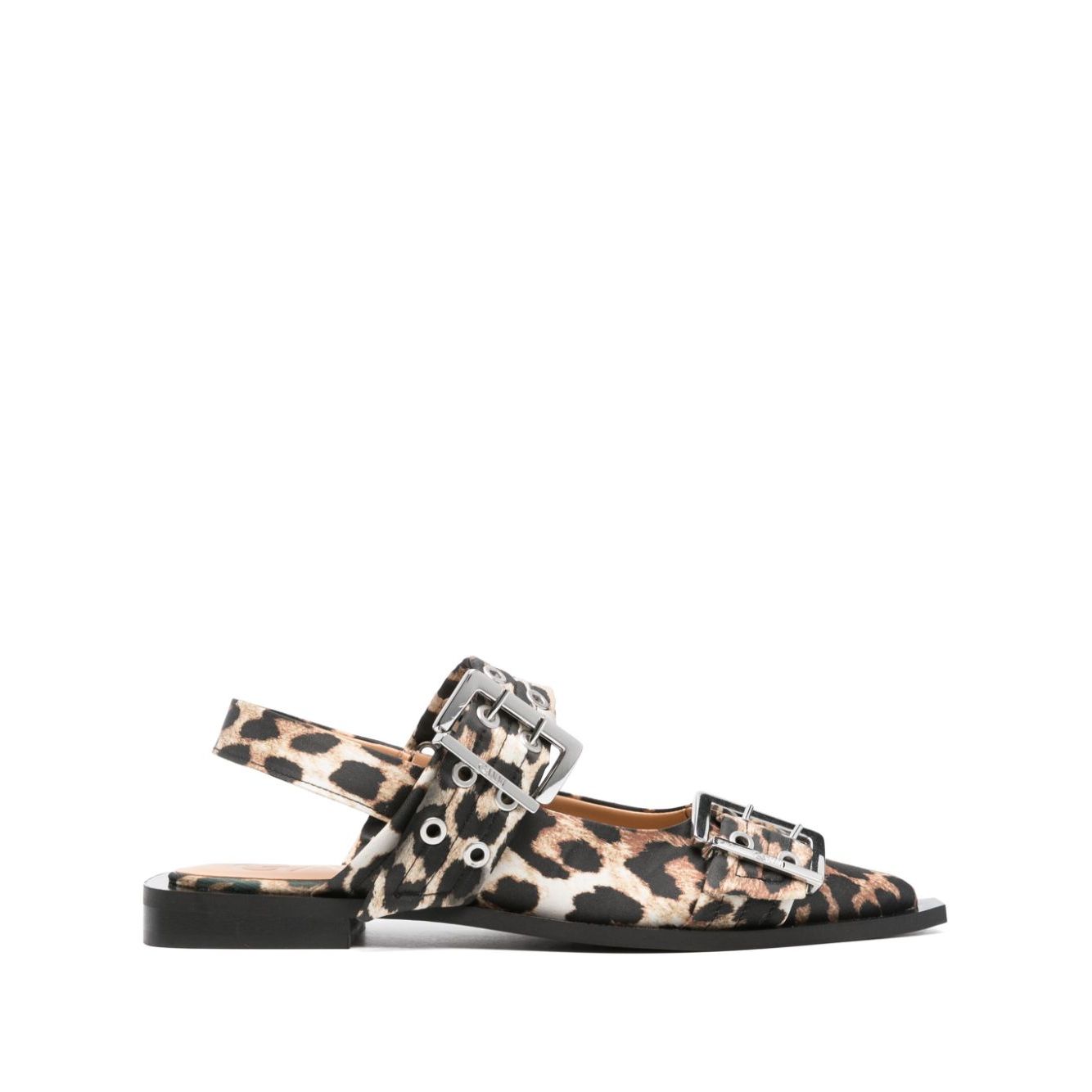 Ganni Printed Ballerinas
