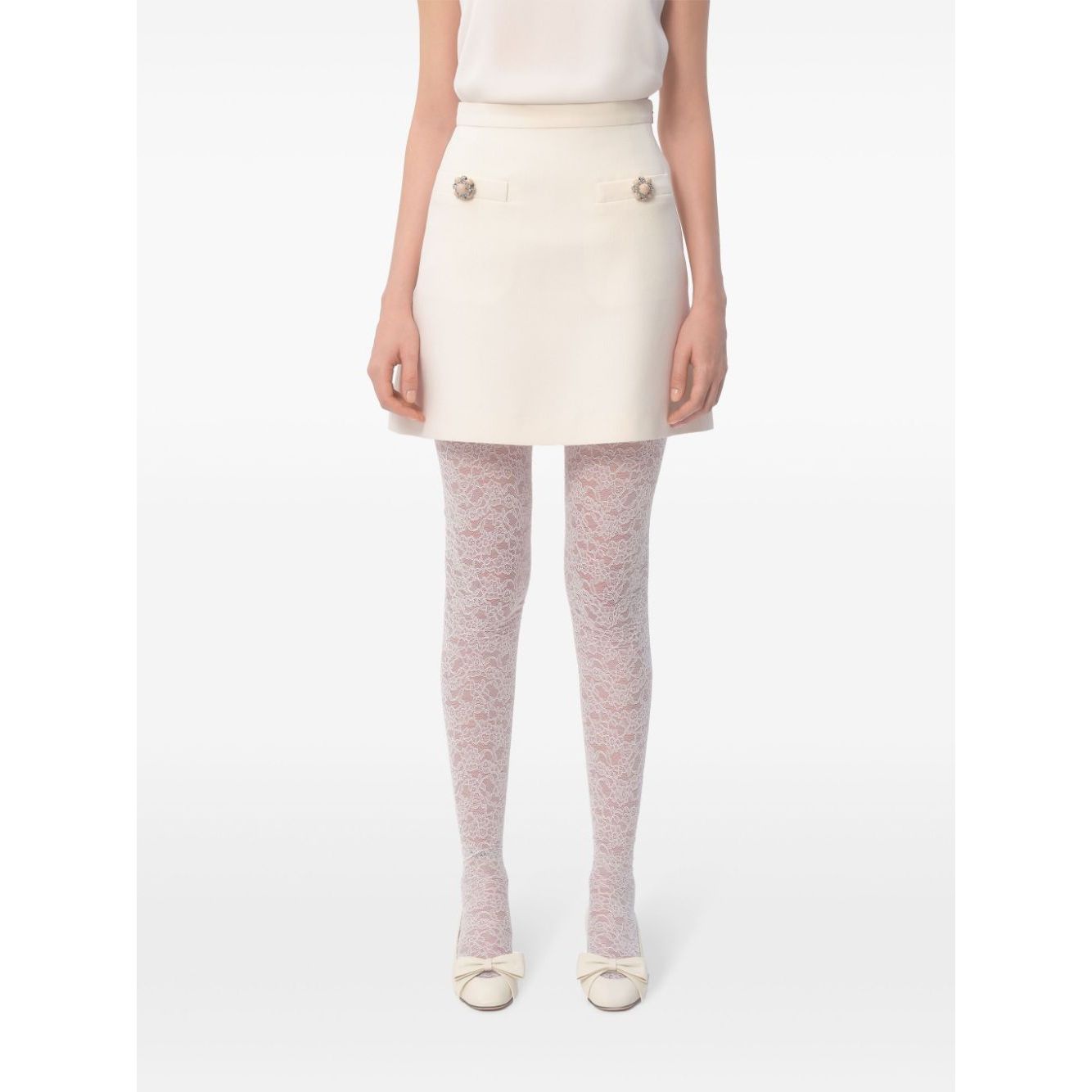 Valentino Crepe Couture Skirt