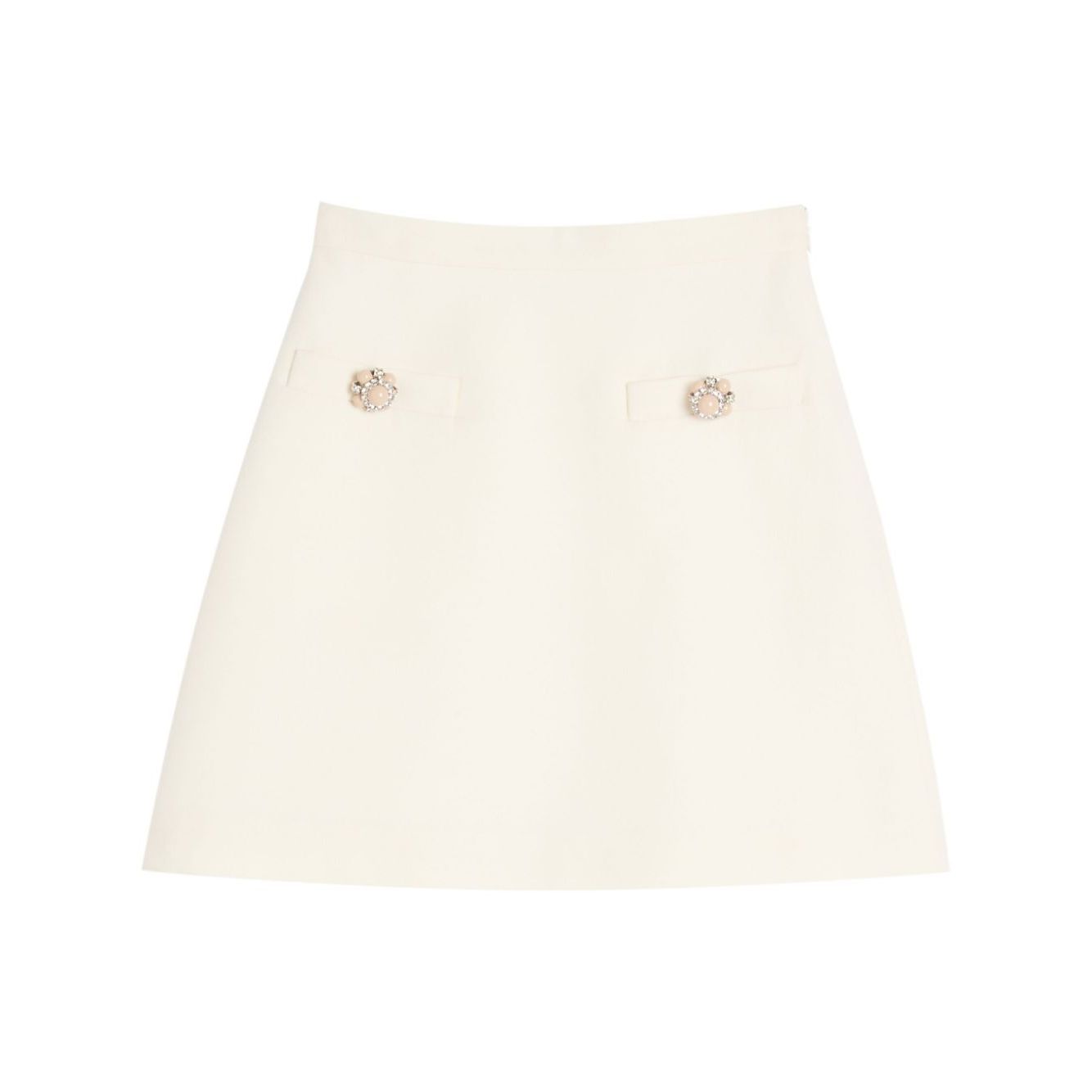 Valentino Crepe Couture Skirt Skirts