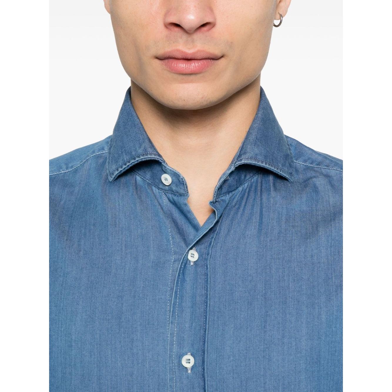Brunello Cucinelli Shirts Blue
