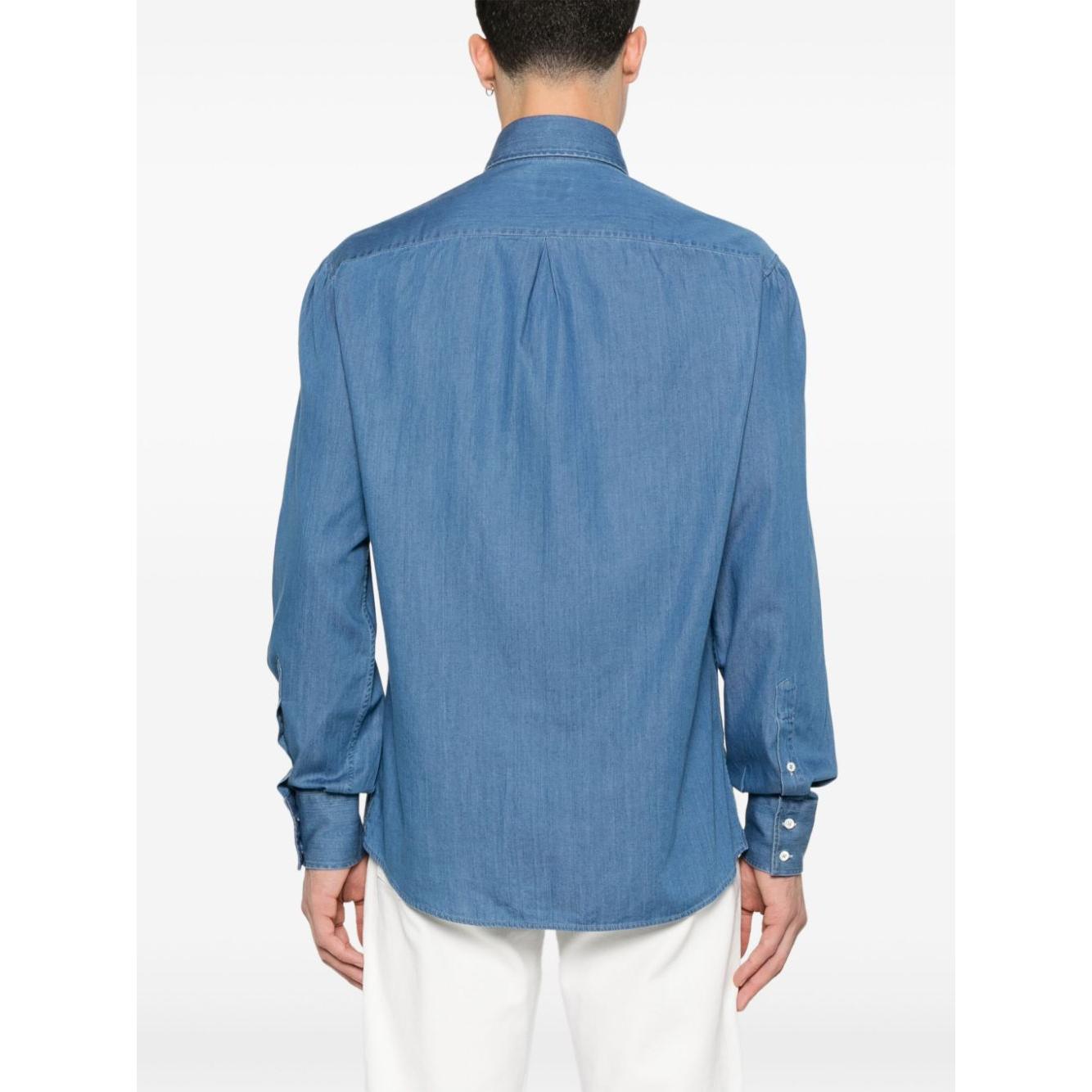 Brunello Cucinelli Shirts Blue