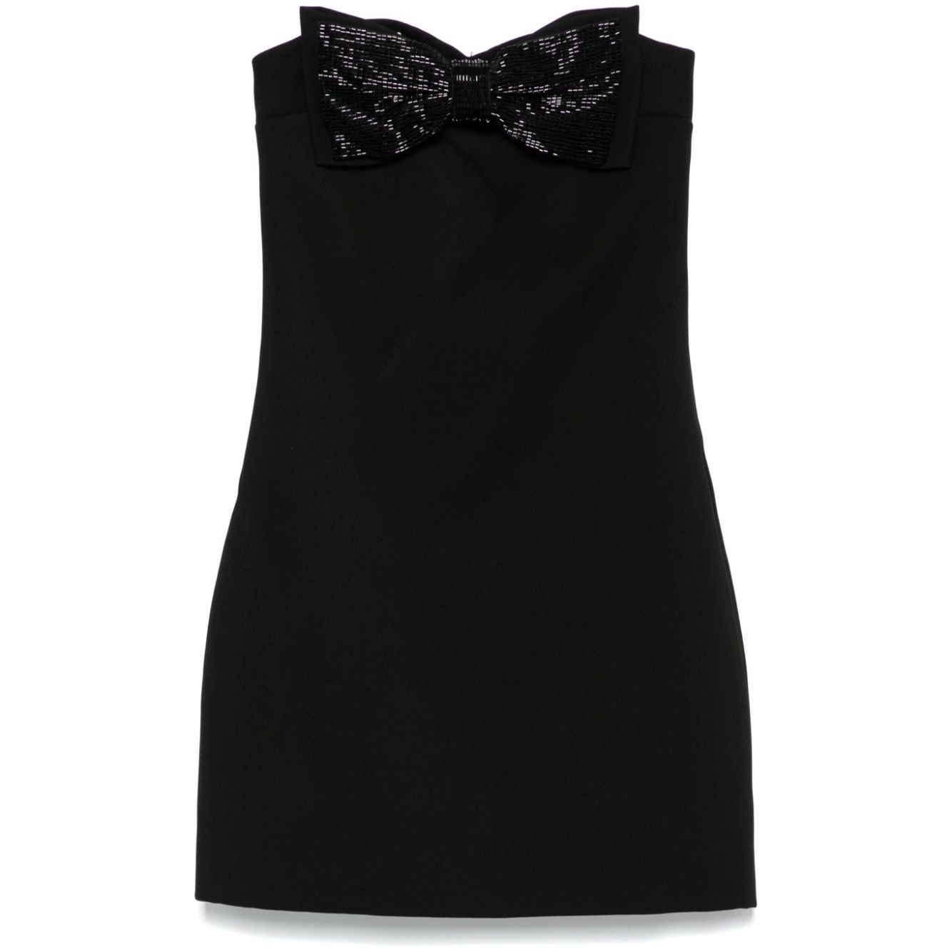 Self-Portrait crepe bandeau mini dress Dresses