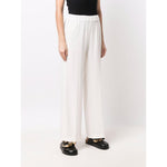 Alberto Biani White Cady Elasticated Trousers CC872AC0028100-P25