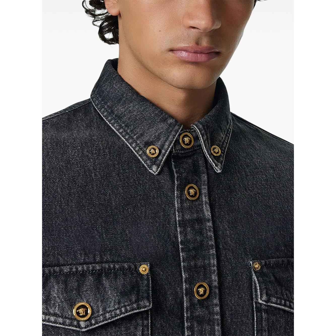 Versace denim shirt Shirts Versace Light Gray