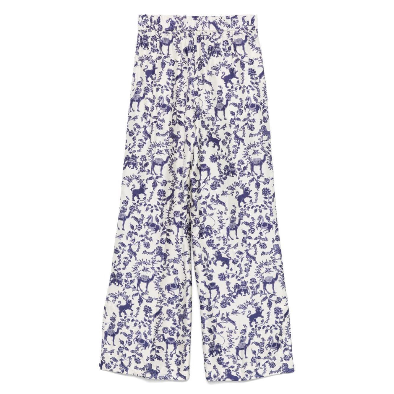 Alberto Biani printed trousers CC872SE318811-P25