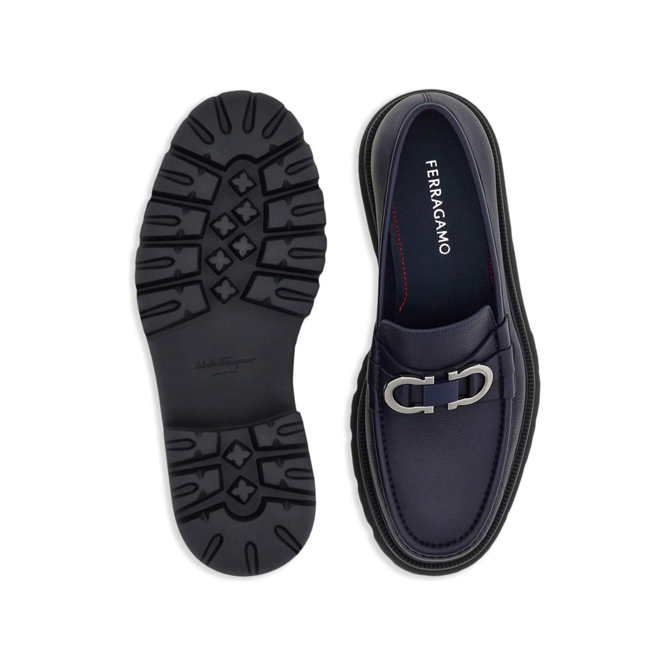 Ferragamo Gancini ornament moccasin