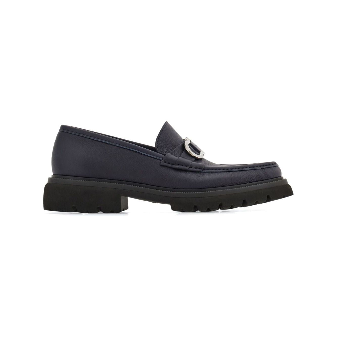 Ferragamo Gancini ornament moccasin