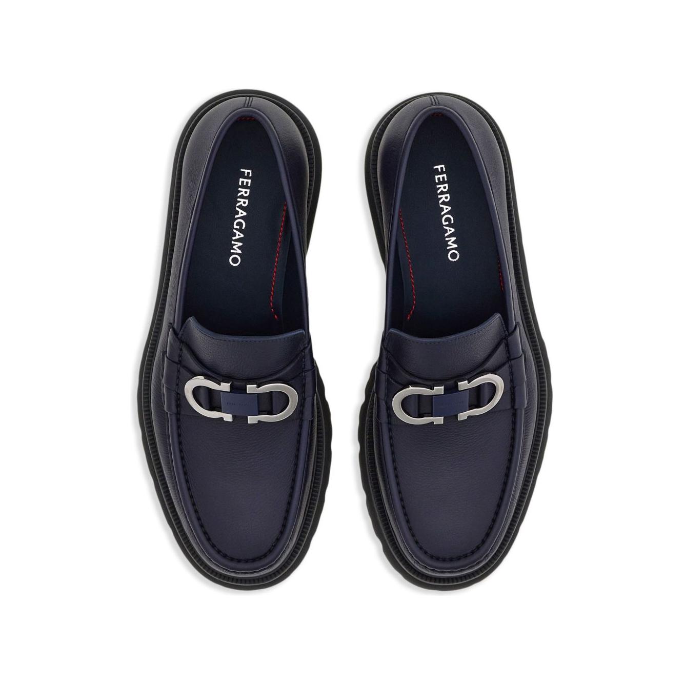 Ferragamo Gancini ornament moccasin