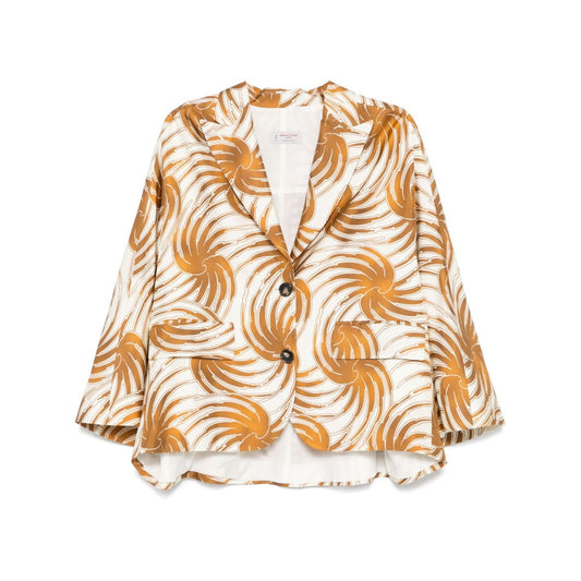 Alberto Biani graphic-print blazer Jackets