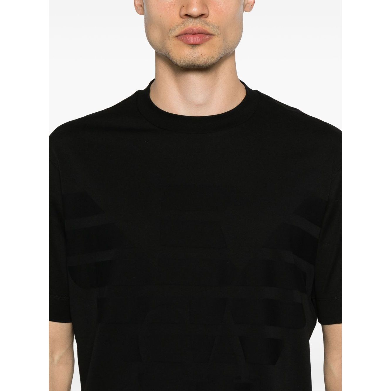 Emporio Armani logo-print cotton T-shirt
