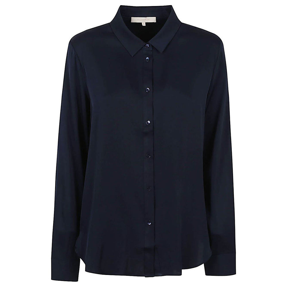 SILK95FIVE Shirts Blue 20011MONTECARLON03-P25